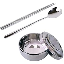 韓国伝統 真鍮食器セット スプーン 箸 小皿 ボウル 未使用 Amazon | [Notbichae] プレミアム真鍮製品カトラリースプーン箸
